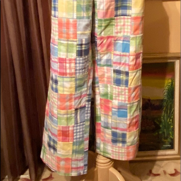 NWOT “Brooks Brothers” Plaid pant Side zip Sze14 - Picture 3 of 6